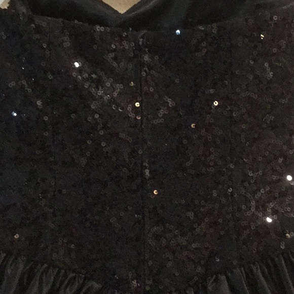 Betsey Johnson Sequin Strapless Dress 👗 Cocktail - Picture 7 of 8